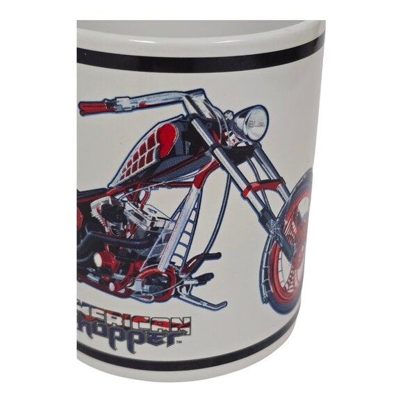 American Chopper Coffee Mugs (2) Black Widow Bike Orange County OCC Memorabilia - Picture 5 of 16